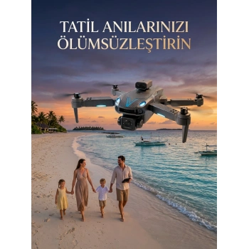 Canlı Görüntü Aktarımlı Katlanabilir Kamera Dron
