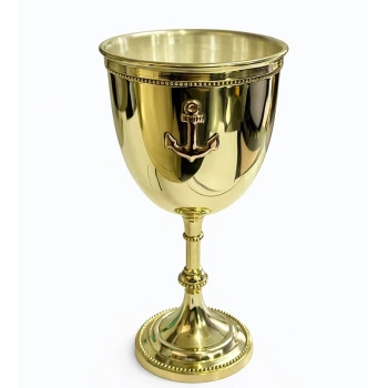 Çapalı Pirinç Kadeh Bardak 11016