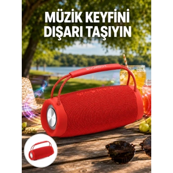 Çevreleyen Sesli Rgb Destekli Kablosuz Taşınabilir Hoparlör Yeni Nesil