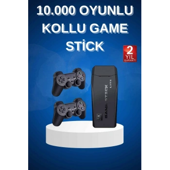 Çift Kollu 2.4g Kablosuz Retro 4k Game Stick 3500 Oyun Atari Hd Görüntü Kalitesi