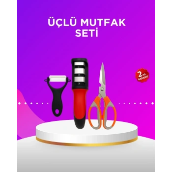 Çok Amaçlı Mutfak Makas Seti – Paslanmaz Çelik Ve Ergonomik Tasarım