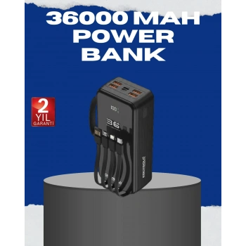 Çok Çıkışlı Taşınabilir Şarj Cihazı Dijital Göstergeli