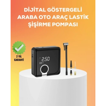 Çok Fonksiyonlu Akıllı Lastik Şişirme Cihazı