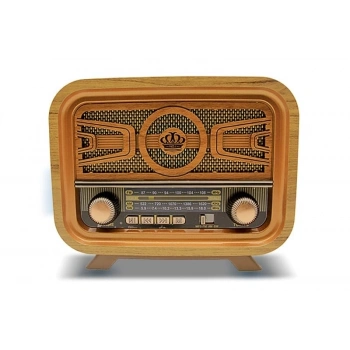 Crownwell Retro Bluetooth Radyo Ve Hoparlör Md-1301bt