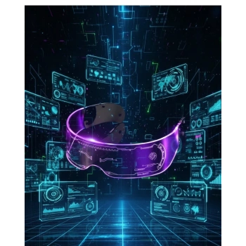 Cyberpunk Led Gözlük Çok Modlu Işıklı Parti Ve Festival Aksesuarı