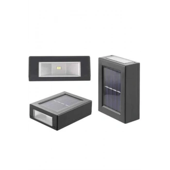 Dekoratif Duvar Lambası Solar Güneş Enerjili Bahçe Aydınlatması