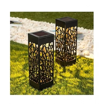 Dekoratif Solar Güneş Enerjili Bahçe Aydınlatması Yürüyüş Yolu Seti ( 6 Adet )