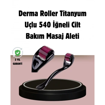 Dermaroller Titanyum 540 İğneli 1 Mm Cilt Yenileme Ve Anti Aging Etkisi