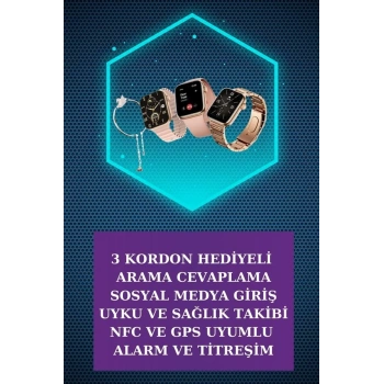 Dijital Göstergeli Powerbank Bluetooth Kulaklık Ve Yeni Nesil Amoled Ekran Akıllı Saat