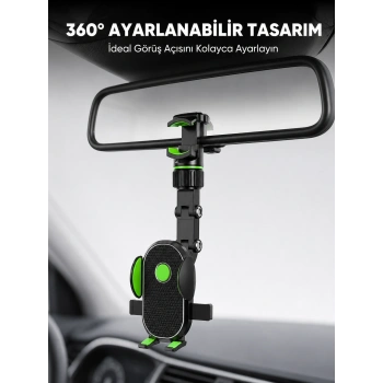 Dikiz Aynasına Ve Koltuk Başlığına Uyumlu Telefon Tutucu Yeni Nesil