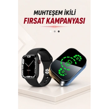 Dokunmatik Akıllı Saat Yeni Nesil Kulaklık Kampanyası Anc Özelliği Yüksek Ses Kaliteli