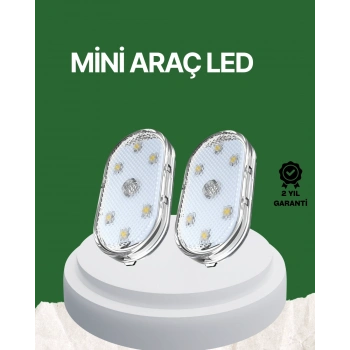 Dokunmatik Sensörlü Şarjlı Araç İçi Ambiyans Aydınlatma