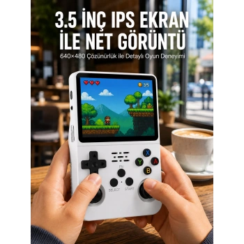 El Tipi Oyun Konsolu 3.5 İnç Hd Ekran Ve Hafıza Kartı Destekli Yeni Nesil