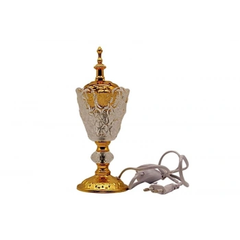 Elektrikli Cam Buhurdanlık (gold Detaylı)