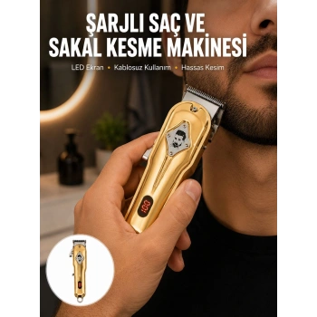 Ergonomik Tasarımlı, Hafif Ve Taşınabilir Profesyonel Tıraş Makinesi Yeni Nesil