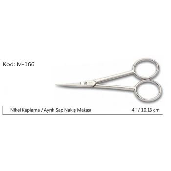 Europe Ayrık Saplı Nakış Makası Süper Kalite No:4 10,16 Cm