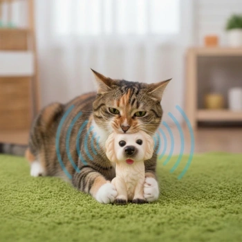 Evcil Hayvan Sesli Köpek Şeklinde Plastik Oyuncak