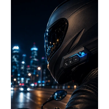 Evrensel Motosiklet Kask Bluetooth Kulaklık Uzun Pil Süreli Tasarım