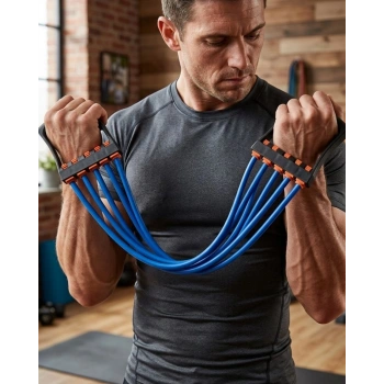 Fitness Direnç Lastiği Evde Spor İçin Çok Amaçlı Egzersiz Bandı