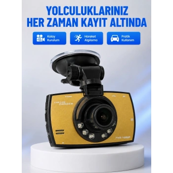 Full Hd Araç Kamerası G Sensor Gece Görüşlü Dash Cam