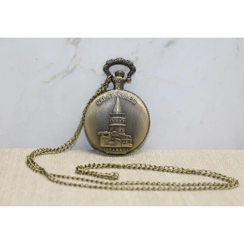 Galata Kulesi Tasarımlı Köstekli Saat