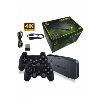 Game Stick 20000 Oyun Kablosuz Çift Kol Retro Oyunlar Game Stick Atari 2.4g 4k