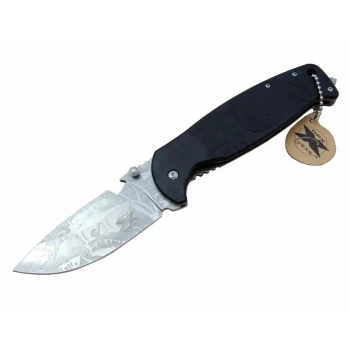 Gear Hst-1238 Desenli Outdoor Çakı 23,5 Cm - Açacaklı, Cam Kırma Perçinli, Kılıflı