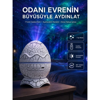 Gece Lambası Yumurta Işık Speaker Yeni Nesil Dinozor Yumurtası Görünümlü