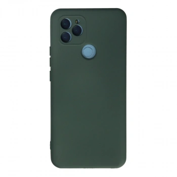 General Mobile Gm 21 Kılıf Nano İçi Kadife Silikon - Koyu Yeşil