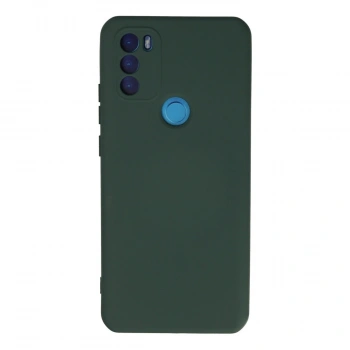 General Mobile Gm 21 Plus Kılıf Nano İçi Kadife Silikon - Koyu Yeşil