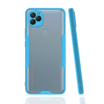 General Mobile Gm 22 Kılıf Platin Silikon - Mavi