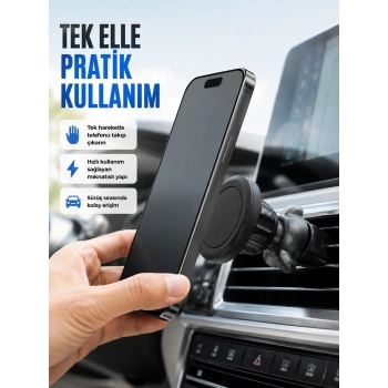 Güçlü Manyetik Araç İçi Telefon Tutucu Universal Telefon Standı