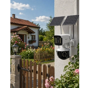 Güneş Enerjili Arsa Kamerası 4g Sım Kartlı Gece Görüşlü Solar Kamera 2 Yıl Garantili