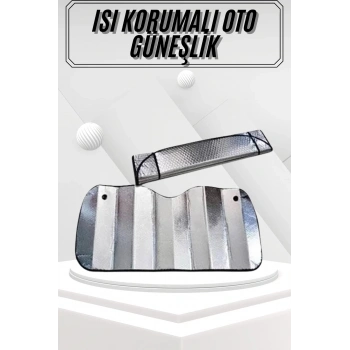 Güneşlik Koruyucu Perde Metalize Oto Araç Araba Güneşliği Ön Cam Güneşliği