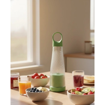 Günlük Smoothie Ve Shake İçin Usb Şarjlı Taşınabilir Blender