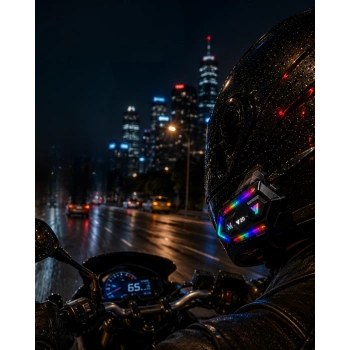 Gürültü Engelleyici Motosiklet Kask Intercom Uzun Pil Ömürlü Tasarım