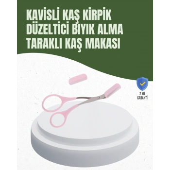 Hassas Kesim İçin Kavisli Yüz Bakım Makası