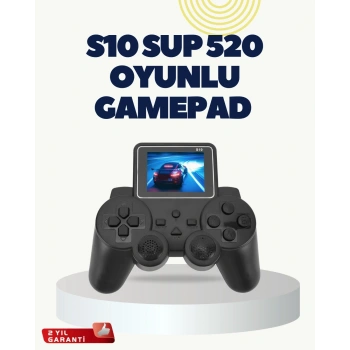 Hdmı Destekli S10 Gamepad 520 Oyunlu Tv’ye Bağlanabilir Atari 2025 Model