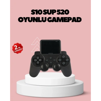 Hdmı Tv Bağlantılı Orijinal S10 Gamepad 520 Oyunlu 2025 Seri Oyun Konsolu