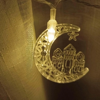 Hilal Tasarımlı Ramazan Süslemesi 20 Led Usb Aydınlatma