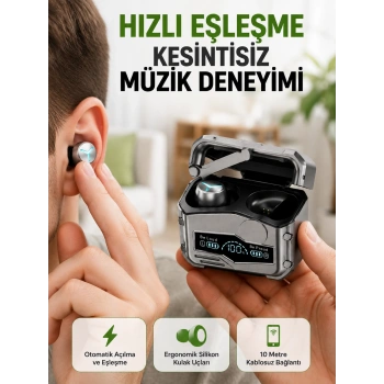 Hızlı Şarj Edilebilen Kablosuz Kulaklık – Uzun Süreli Kullanım İçin Tasarlandı