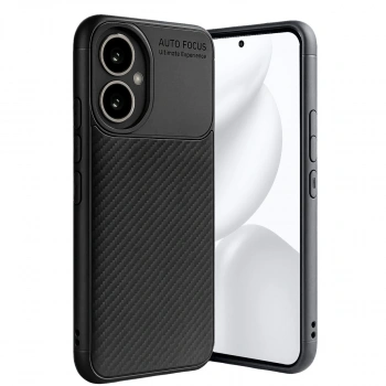 Honor 400 Kılıf Auto Focus Karbon Kapak - Siyah