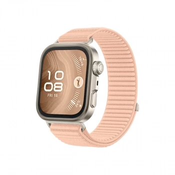 Huawei Fit 4 Braid Kordon (saat Değildir) - Pudra