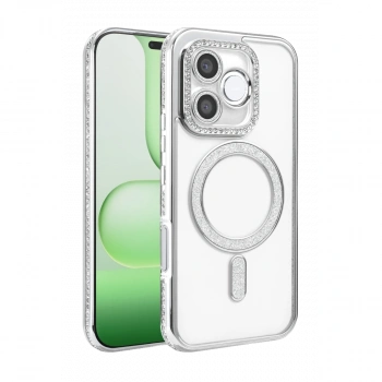 Huawei Honor 600 Lite Joke Simli Magneticsafe Kılıf - Gümüş