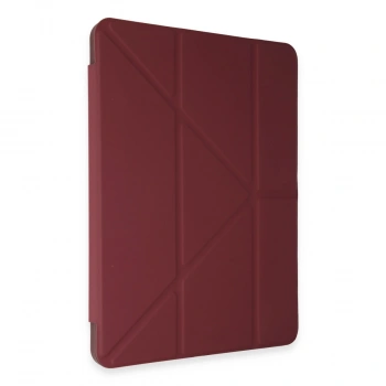 Huawei Honor Pad V9 Kılıf Kalemlikli Mars Tablet Kılıfı - Mürdüm