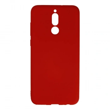 Huawei Mate 10 Lite Kılıf Nano İçi Kadife Silikon - Kırmızı