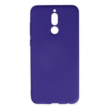 Huawei Mate 10 Lite Kılıf Nano İçi Kadife Silikon - Mor