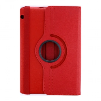 Huawei Mediapad T3 10 / 9.6 Kılıf 360 Tablet Deri Kılıf - Kırmızı