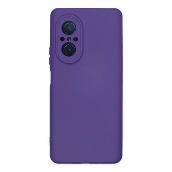 Huawei Nova 9 Se Kılıf Nano İçi Kadife Silikon - Mor