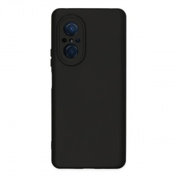 Huawei Nova 9 Se Kılıf Nano İçi Kadife Silikon - Siyah